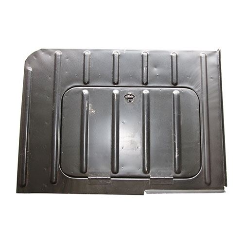 Replacement Steel Tool Compartment with Lid (Stamped "Jeep")  Fits  46-71 CJ-2A, 3A, 3B, 5, M38, M38A1