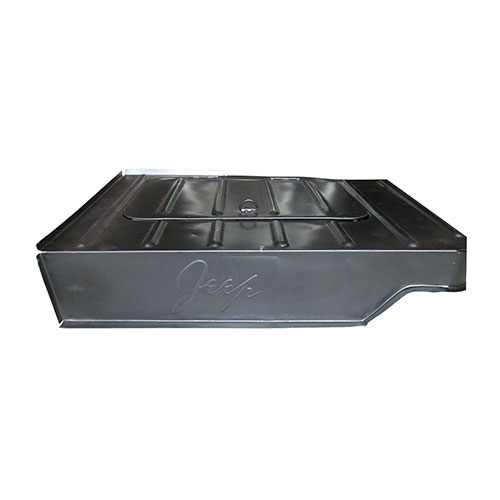 Replacement Steel Tool Compartment with Lid (Stamped "Jeep")  Fits  46-71 CJ-2A, 3A, 3B, 5, M38, M38A1