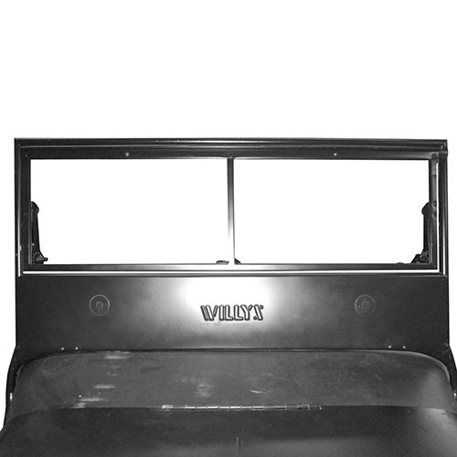 Replacement Steel Windshield Frame (Inner & Outer)  Fits  46-49 CJ-2A (With "Willys" Logo)