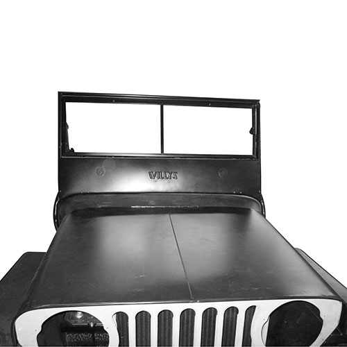 Body Tub Kit (Steel Tub, Fenders, Hood, & Windshield Frame)  Fits  46-49 CJ-2A (Stamped "Willys")