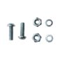 Windshield to Grille Hold Down Bracket Hardware Kit  Fits 41-66 MB, GPW, CJ-2A, 3A, 3B, 5, M38, M38A1