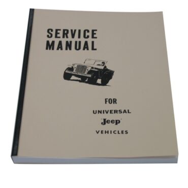 Mechanics (service) Manual  Fits  46-65 CJ-2A, 3A, 3B, 5