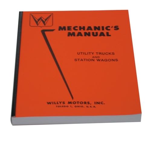 Mechanics (service) Manual  Fits  50-55 Station Wagon, Jeepster with 6-161 engine