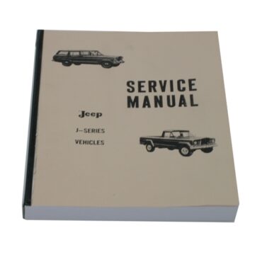 Mechanics (service) Manual  Fits  62-68 J-Series