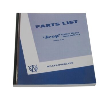 Master Parts List Manual  Fits  46-49 Station Wagon