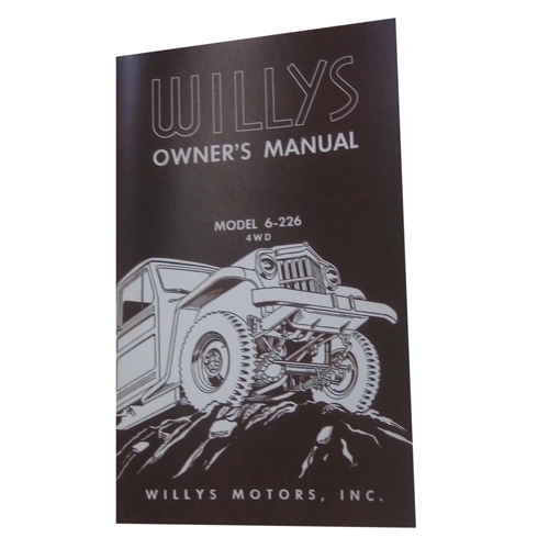 Owners Manual  Fits  56-64 Truck