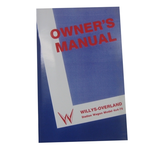 Owners Manual  Fits  50-53 Station Wagon