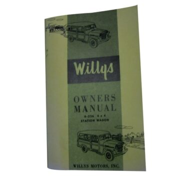 Owners Manual  Fits  56-64 Station Wagon