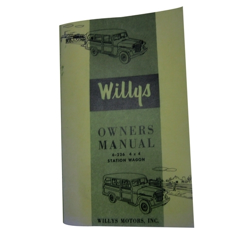 Owners Manual  Fits  56-64 Station Wagon
