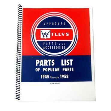 Willys Service Standard Manual Fits : All Willys & Jeeps