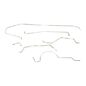 Complete Formed Steel Brake Line Kit (Imported) Fits 50-52 M38