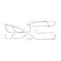 US Made Complete Formed Steel Brake Line Kit (F 4-134 & 6-226) Fits 55-62 Station Wagon, Sedan Delivery with Dana 44 rear, Late