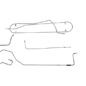 US Made Complete Formed Steel Brake Line Kit (F 4-134 & 6-226) Fits 55-62 Station Wagon, Sedan Delivery with Dana 44 rear, Late