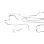 US Made Complete Formed Steel Brake Line Kit (4-134) Fits 46-53 Truck with Timken (clamshell) rear axle