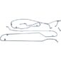 US Made Complete Formed Steel Brake Line Kit (6-226 engine) Fits 54-64 Truck with rear Dana 53 axle