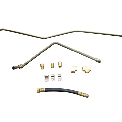 Complete Formed Steel Fuel Line Kit (Imported) Fits  50-52 M38