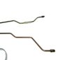 Rear Axle Formed Steel Brake Line Kit (Imported) Fits  49-64 CJ-3A, 3B