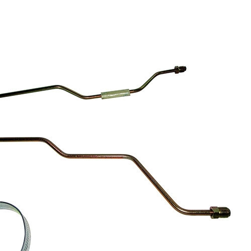 Rear Axle Formed Steel Brake Line Kit (Imported) Fits  49-64 CJ-3A, 3B