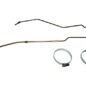 Rear Axle Formed Steel Brake Line Kit (Imported) Fits  49-64 CJ-3A, 3B