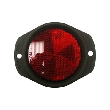 Oval Red Side Marker Assembly (reflector) Fits : 41-71 Jeep & Willys