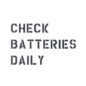 New Standard 1" Check Batteries Dailey Paint Mask Stencil  Fits  41-71 Jeep & Willys (3 Line)