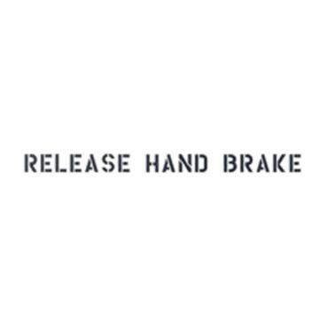 New Standard 1" Release Hand Brake Paint Mask Stencil Fits 41-71 Jeep & Willys