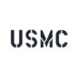 New 1.75" Paint Mask Stencil "USMC"  Fits  41-71 Jeep & Willys