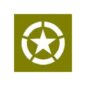 Paint Mask Stencil w/20 Diameter Star Broken Invasion Circle Fits 41-71 Jeep & Willys