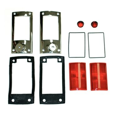 Complete Tail & Stop Light Kit (LH & RH) Fits  52-64 Station Wagon