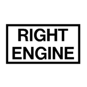 New Right Engine Decal Fits  41-71 Jeep & Willys
