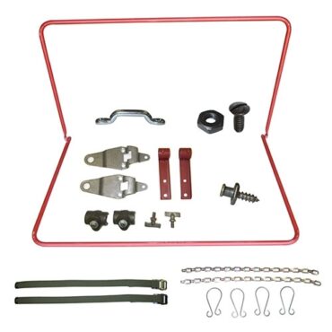 Complete Top Bow Frame Assembly, Bracket & Strap Kit Fits  41-45 MB, GPW