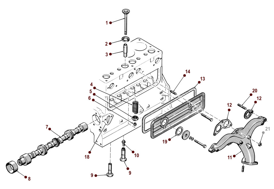 4-134 F Engine - View 1