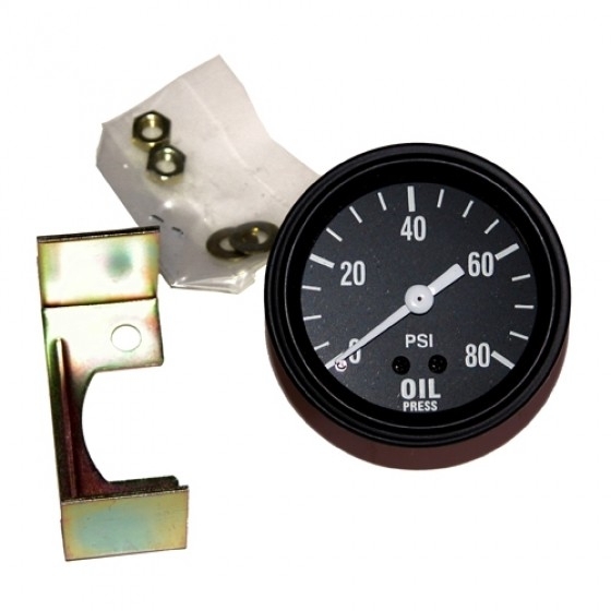 Complete Speedometer Assembly and Gauge Kit (6 Volt) Fits 41-45 MB, GPW (black bezel)