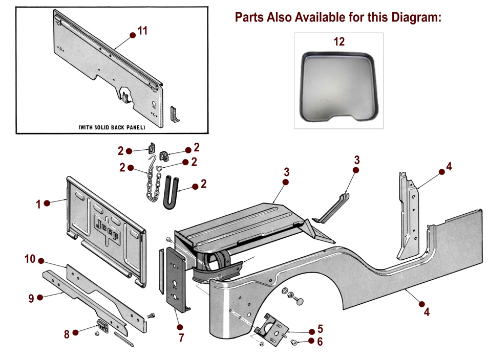 Body - CJ-2A, 3A, 3B, 5