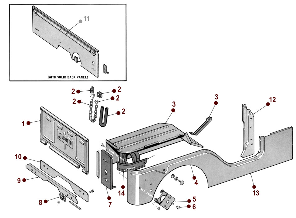 Body - 46-49 CJ-2A