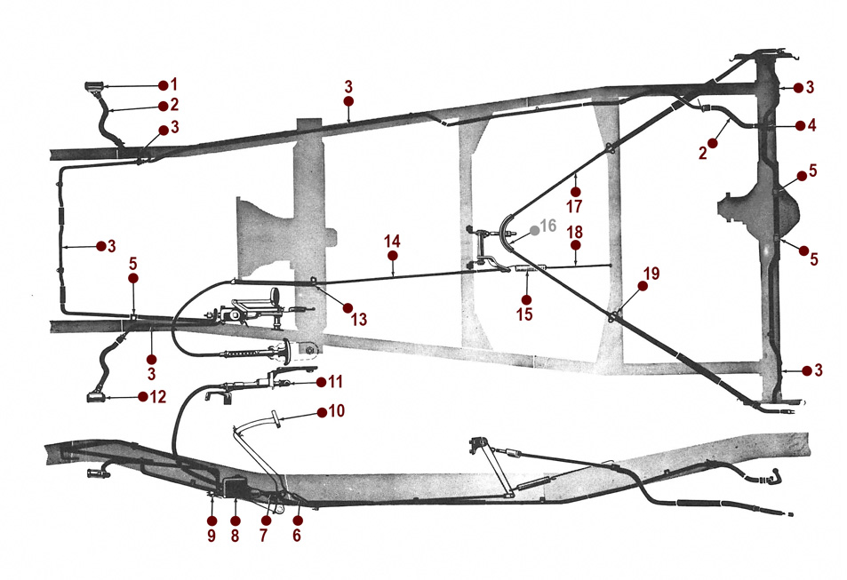 Brake System - Willys Station Wagon