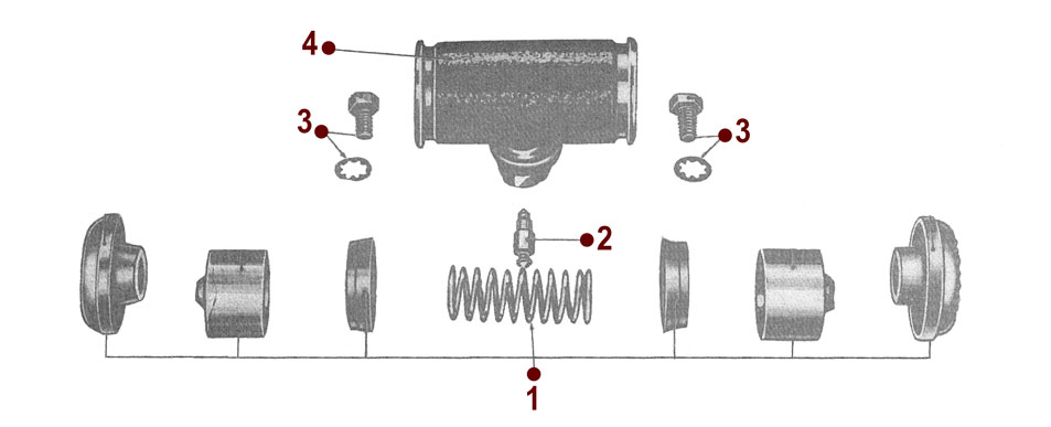 Brake Wheel Cylinder - CJ-3A