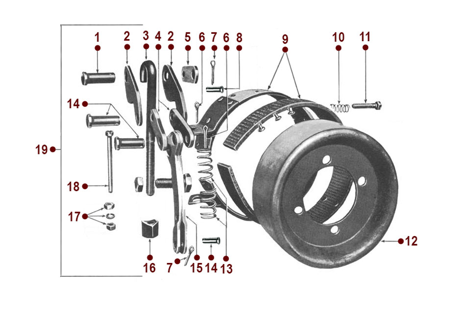 Emergency Brake - 41-43 GPW