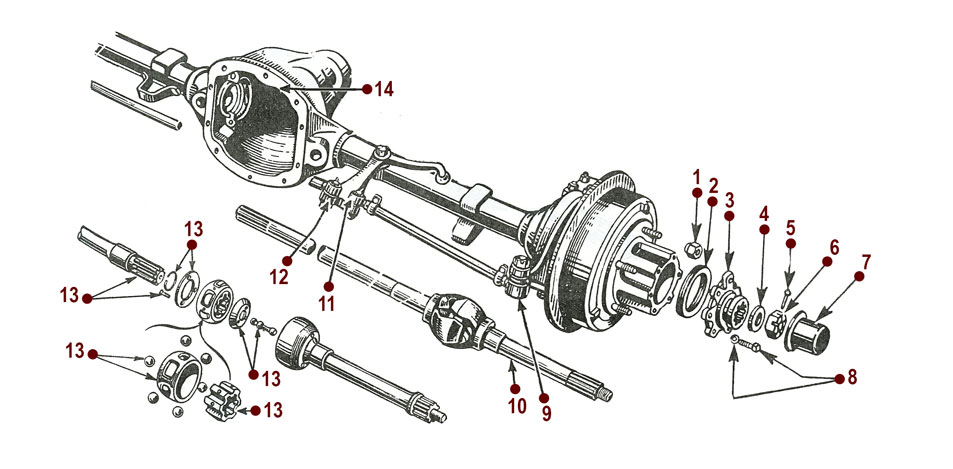 Front Axle Assembly - MB
