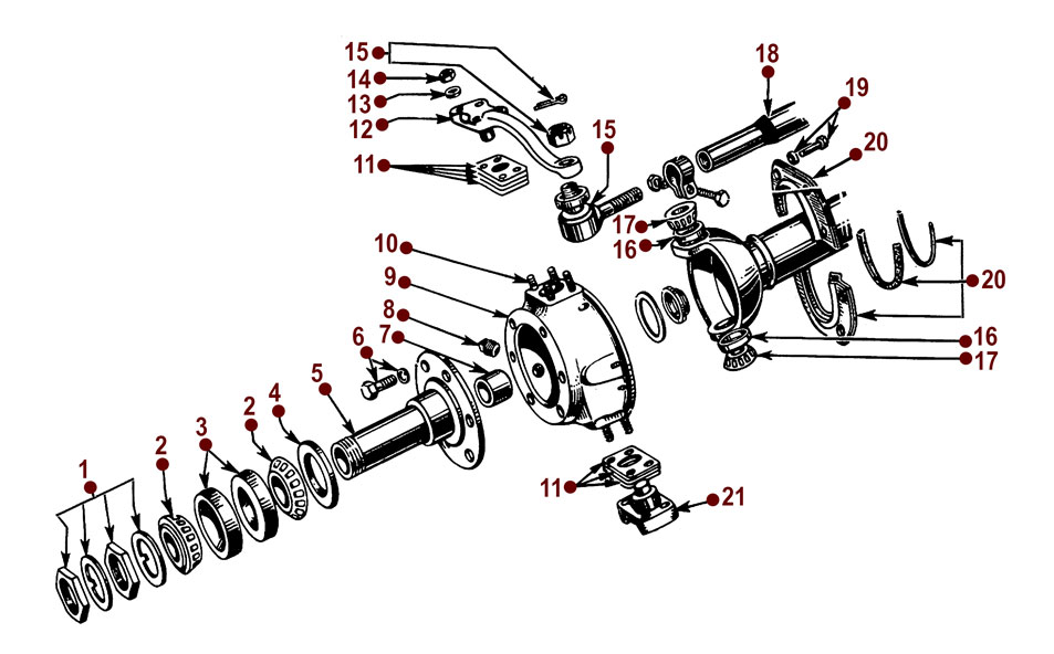 Front Axle - Steering Knuckle