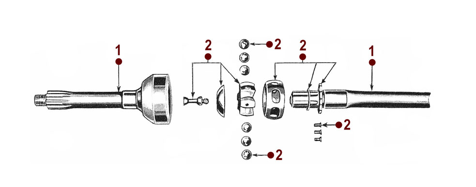 Rzeppa Front Axle - Universal Joint