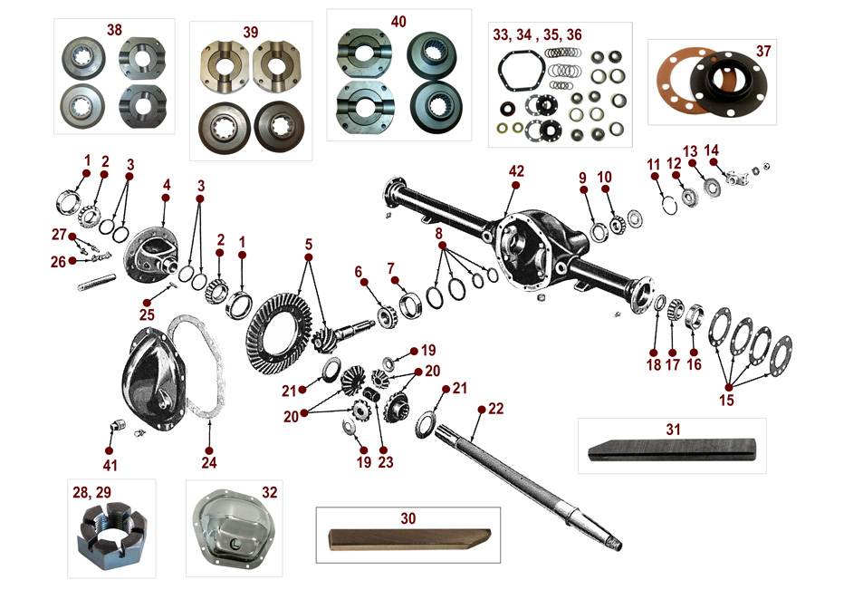 Dana 23 Rear Axle