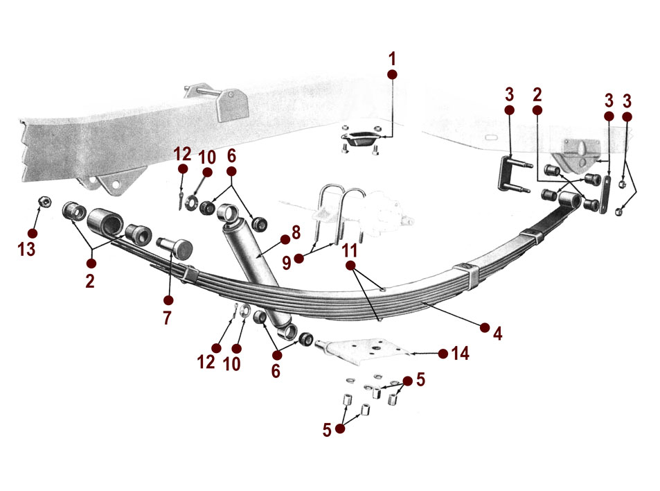 Rear Spring - Station Wagon