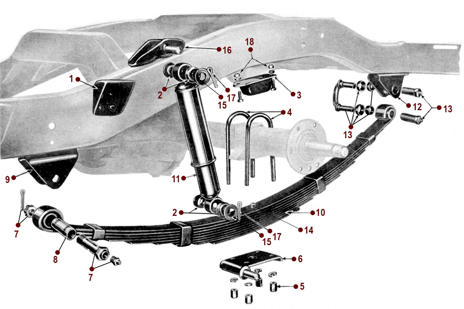 Rear Spring - 41-45 MB