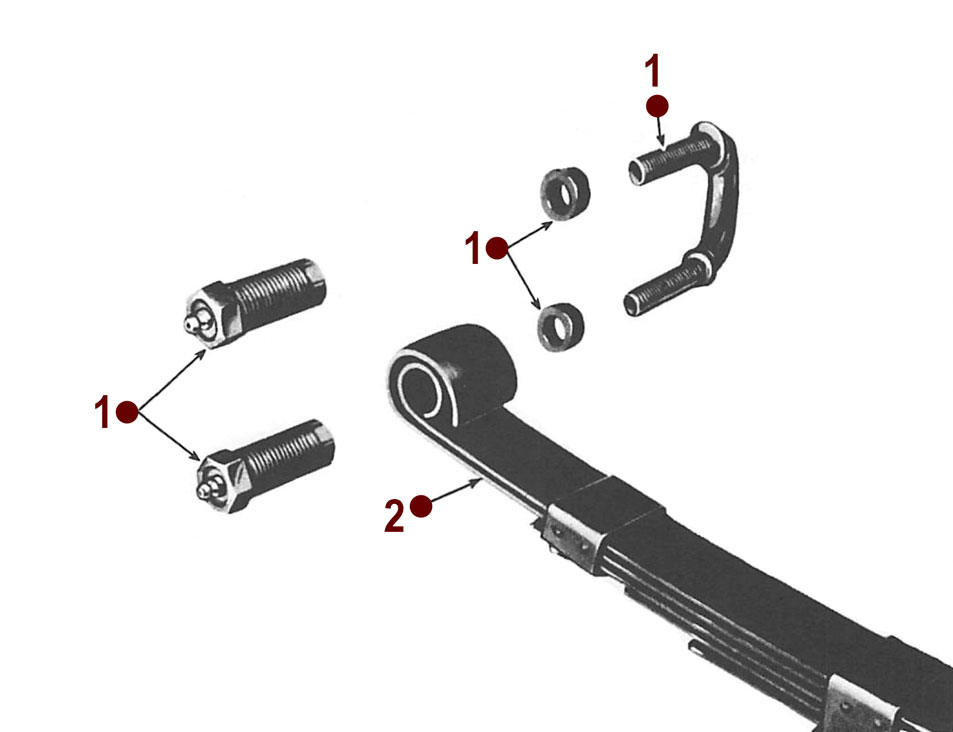 Spring Shackle - Willys CJ-5