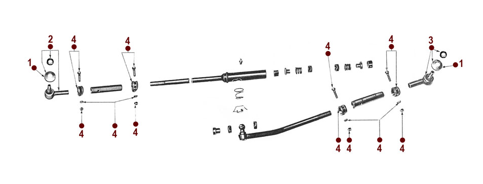 Steering Tie Rod - 2WD