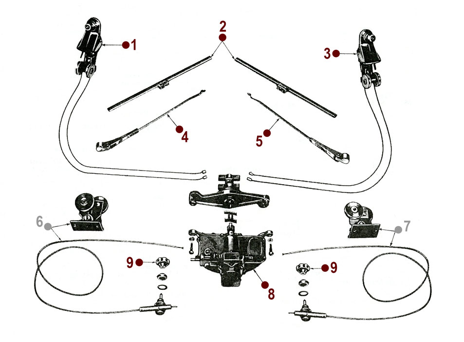 Windshield Wiper - 46-64 Truck