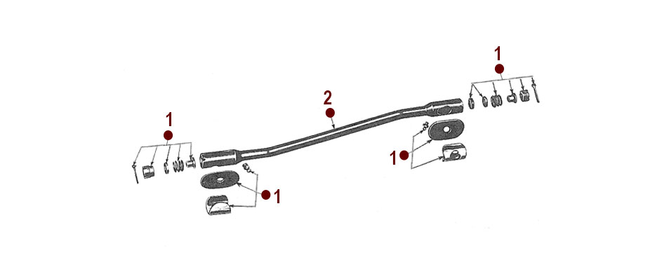 Steering Connecting Rod - CJ-2A