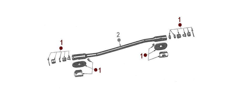 Steering Connecting Rod - M38A1