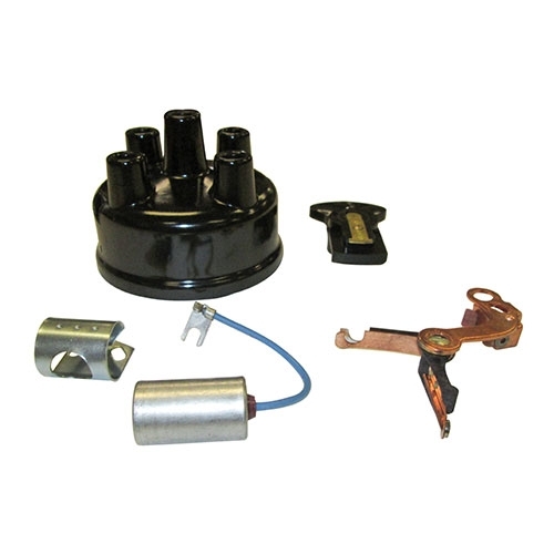 New Distributor Rebuild Kit (points, rotor, cap, condenser) Autolite IGC-4705 Fits 41-45 MB, GPW with 4-134 engine